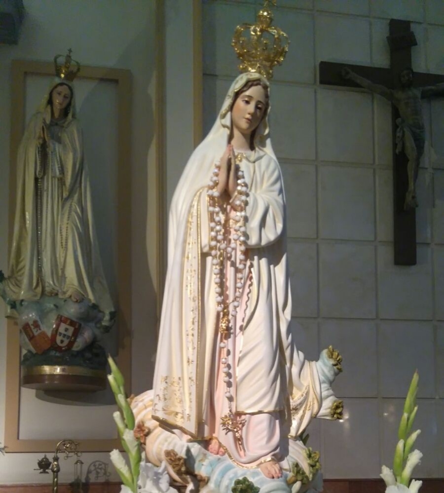 Fiesta de la Virgen en Nuestra Señora del Rosario de Fátima