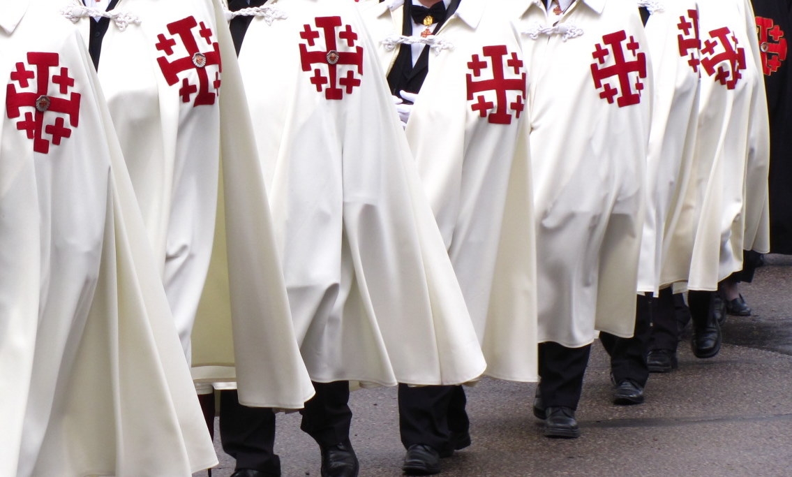 Ceremonia de Cruzamiento de los Caballeros del Santo Sepulcro