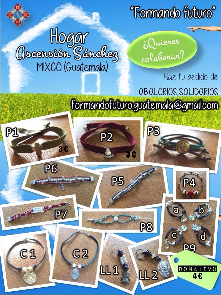 Abalorios solidarios a favor del Hogar Ascensión Sánchez de Guatemala