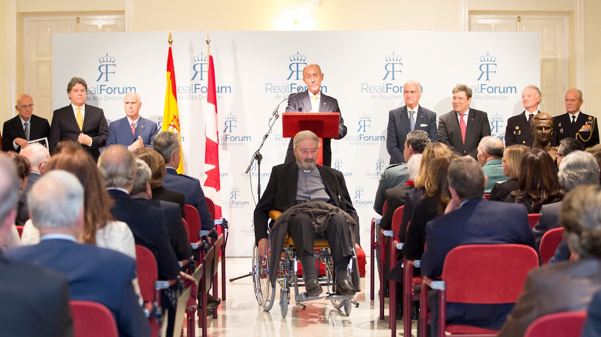 El padre Jaime Garralda SJ, Premio Máster de Oro del Real Fórum de Alta Dirección 2017