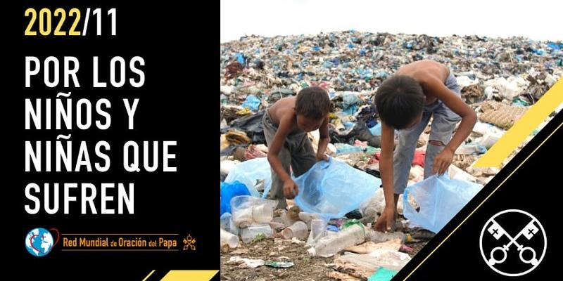 El Papa pide en su vídeo de noviembre rezar por los niños que sufren, para que puedan «sentir el amor de una familia»