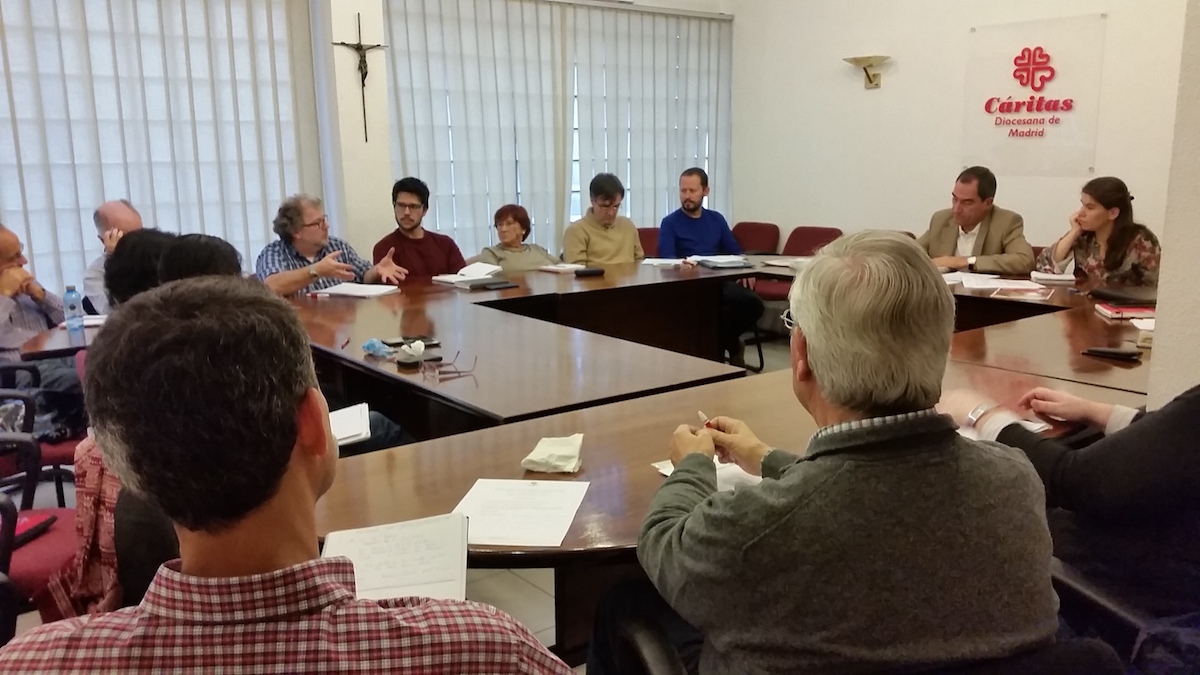 Los representantes de los Equipos de Comunicación para la Sensibilización de Cáritas Madrid celebran su primer encuentro