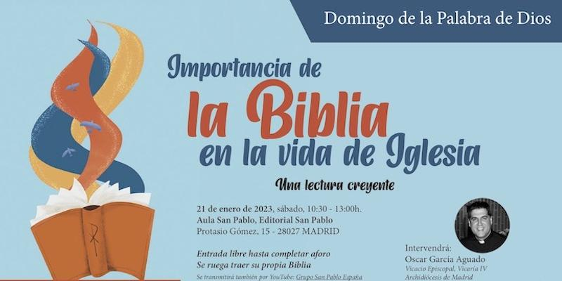 Óscar García Aguado imparte este sábado una jornada formativa con motivo del Domingo de la Palabra de Dios