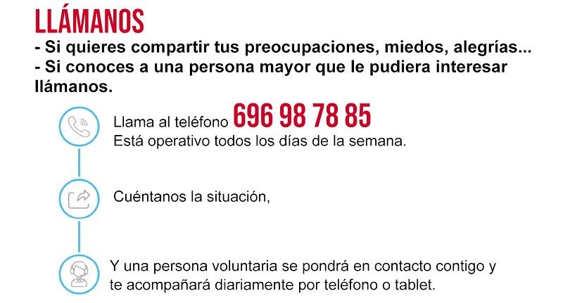 La diócesis reactiva el teléfono para acompañar a personas mayores esta Navidad