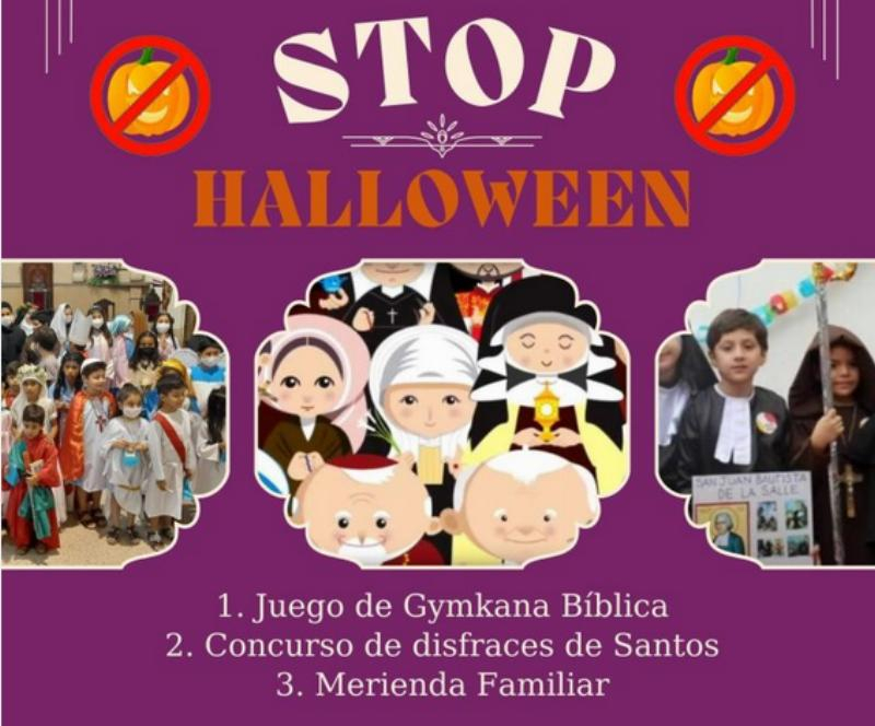 Los jóvenes de Nuestra Señora del Puig y San Timoteo ponen en marcha la iniciativa &quot;Stop Halloween&quot;