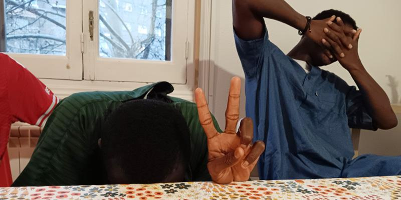 Amadou, de Mali, acogido gracias a los Corredores de Hospitalidad en Madrid: «Mi pueblo fue atacado tres veces, tenía miedo, vi a gente matar… Yo sabía que aquí estaba más seguro»