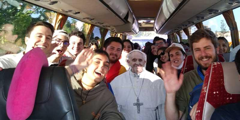 La primera expedición de madrileños a la JMJ Lisboa 2023, ya en camino