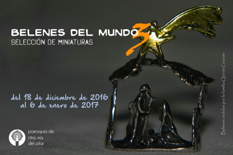 Exposición de belenes del mundo en la parroquia del Pilar