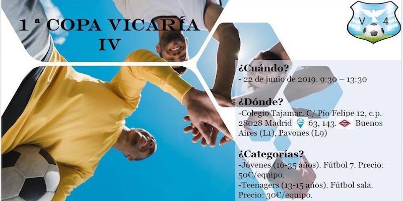 La 1ª Copa de la Liga de fútbol interparroquial de la Vicaría IV se disputa en el colegio Tajamar