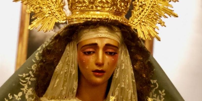 Monseñor Santos Montoya bendice en San Andrés la imagen de la Esperanza de Madrid