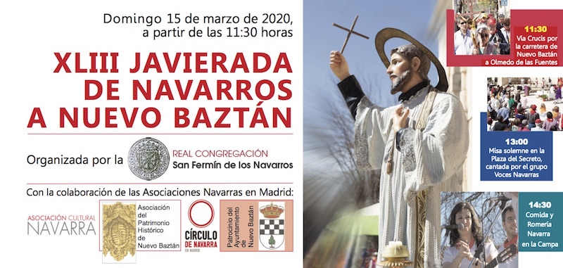 Suspendida la 43 Javierada madrileña en Nuevo Baztán