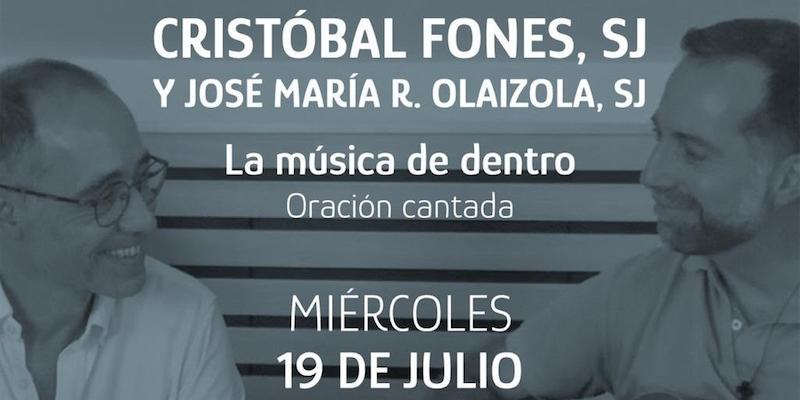 San Francisco de Borja acoge 'La música de dentro', una oración cantada por Cristóbal Fones y José María R. Olaizola