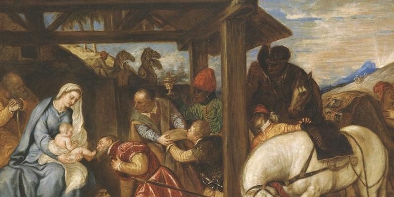 Los niños de Nuestra Señora de Valvanera, de San Sebastián de los Reyes, reciben a los Magos de Oriente