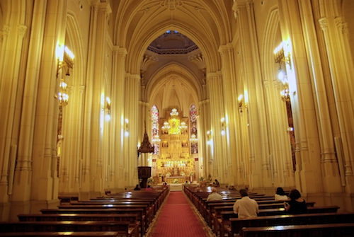 Mons. César Franco predica sobre el Dogma de la Inmaculada en la Basílica de la Concepción