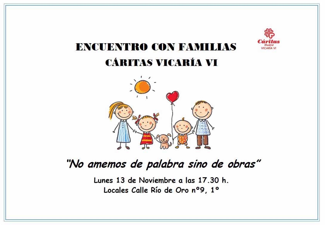 Cáritas Vicaría VI celebra un encuentro con familias