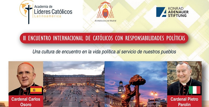 El cardenal Parolin participa este fin de semana en el II Encuentro Internacional de Políticos Católicos convocado por el cardenal Osoro