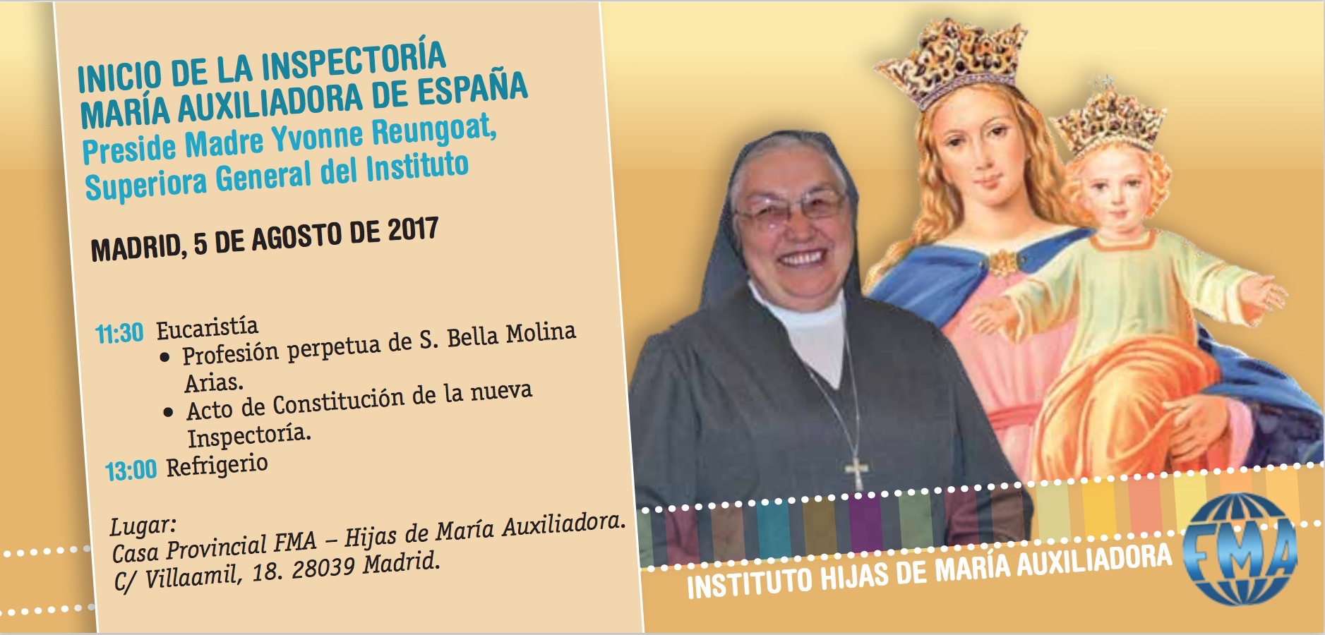 Las Salesianas en España constituyen una única provincia