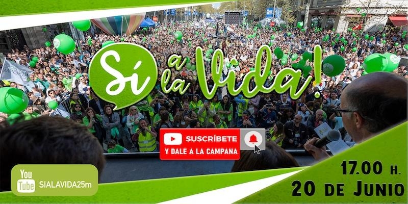 La Plataforma Sí a la Vida este sábado de manera virtual su acto Sí a la Vida 2020