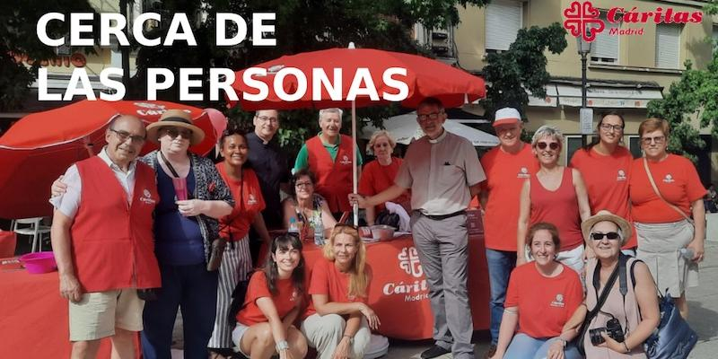 Los voluntarios de Cáritas de la Vicaría III despiden el curso con una Misa de acción de gracias en San Sebastián