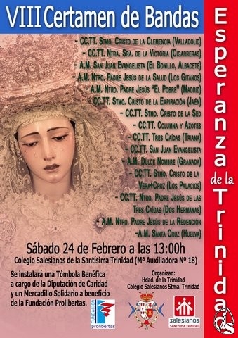 La banda de Jesús 'El Pobre' interviene en Sevilla en el VIII certamen de bandas 'Esperanza de la Trinidad'