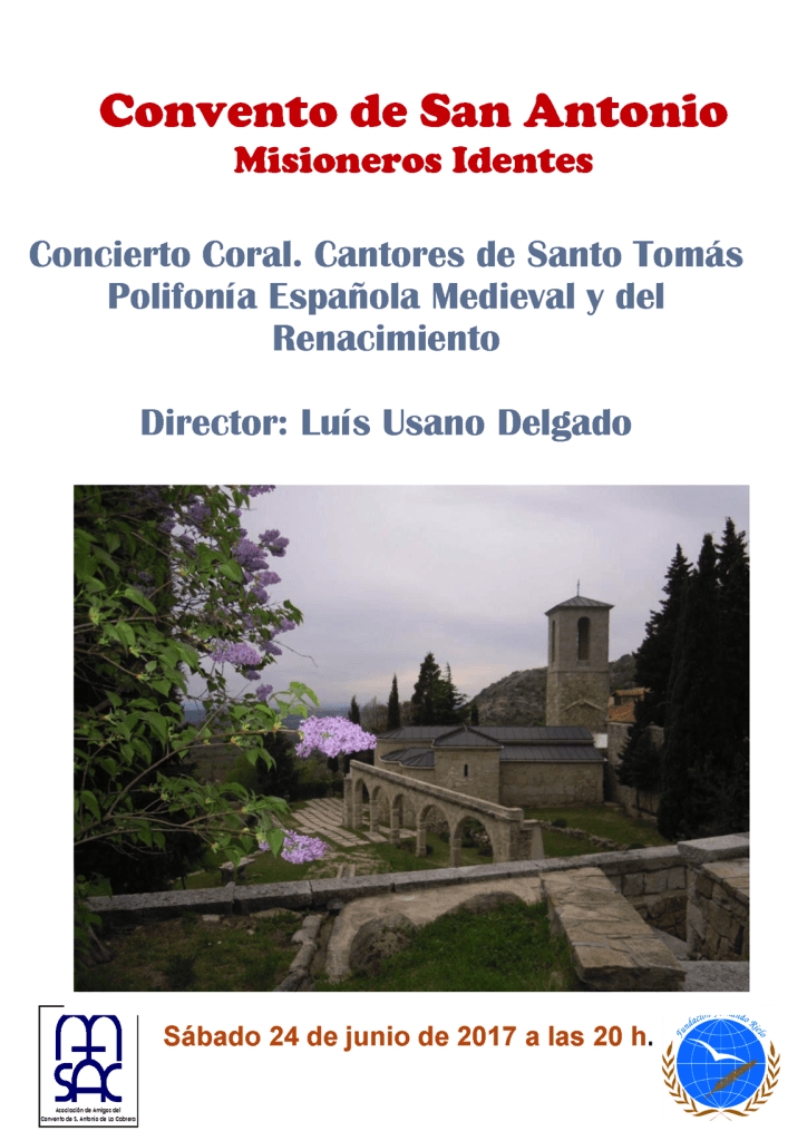 'Cantores de Santo Tomás' ofrecen un concierto en el monasterio de La Cabrera