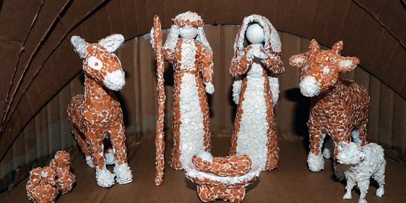 Cáritas Diocesana de Madrid falla la novena edición de su concurso de belenes con materiales reciclados