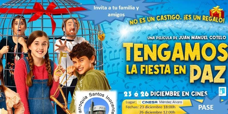 Santos Inocentes organiza un pase privado para visionar la película 'Tengamos la fiesta en paz'