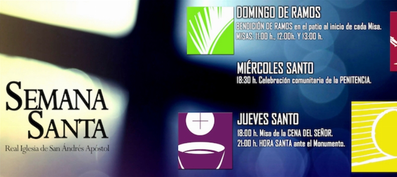 San Andrés Apóstol presenta los santos óleos el Sábado Santo