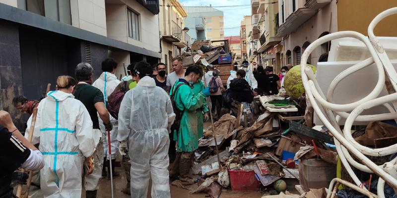 Un grupo de voluntarios de Jóvenes Madrid viaja este fin de semana a Catarroja para «llevar un poco de esperanza y consuelo»